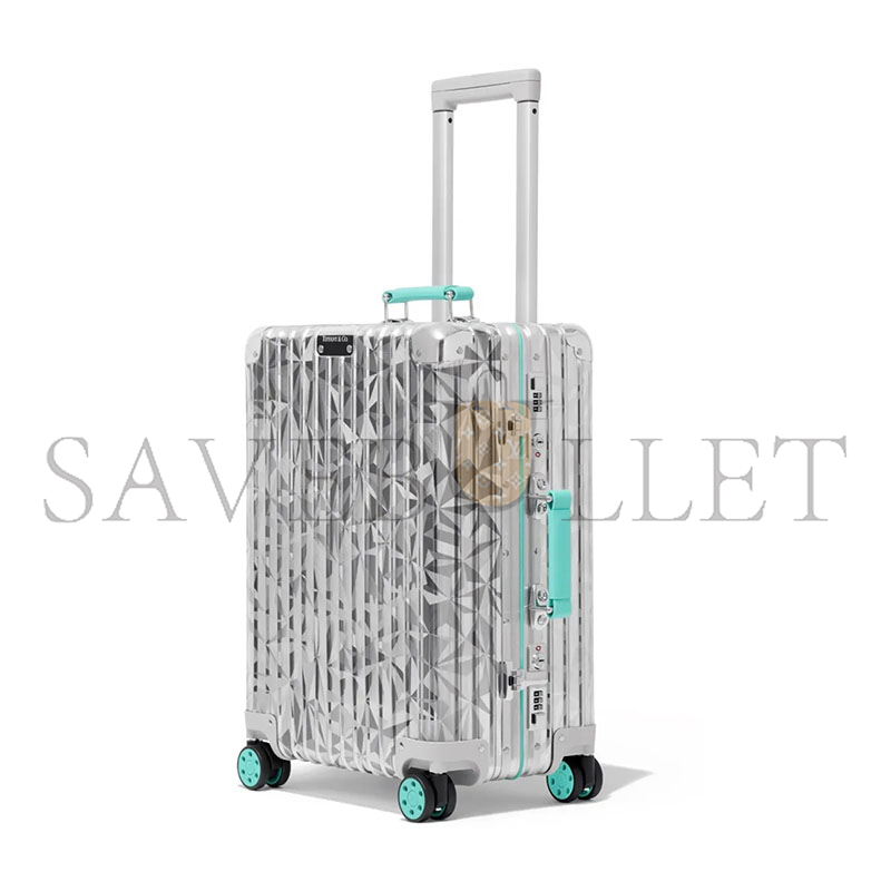 RIMOWA X TIFFANY & CO. ROCK CUT CABIN SILVER 97390016 (54*39*23cm)
